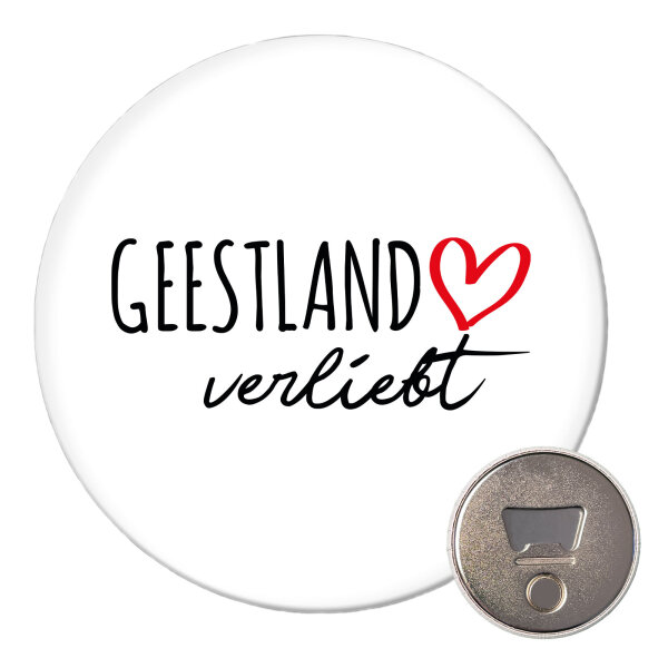 Magnet Geestland verliebt 59mm Flaschenöffner