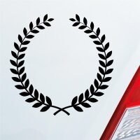 Autoaufkleber Lorbeerkranz ca. 10x10cm