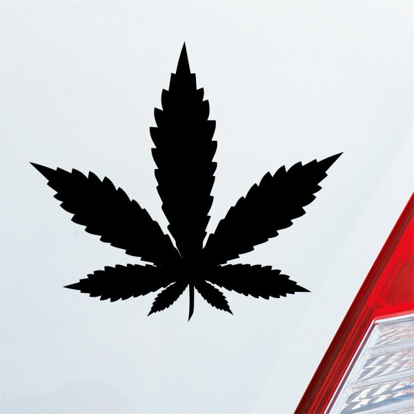Autoaufkleber Hanf Cannabis ca. 11x10cm