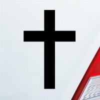 Autoaufkleber Kreuz ca. 6x10cm