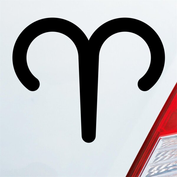 Autoaufkleber Widder Aries  ca. 12x10cm