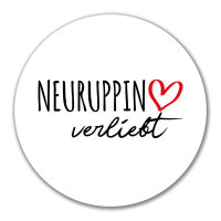 Aufkleber Neuruppin verliebt 10cm Sticker