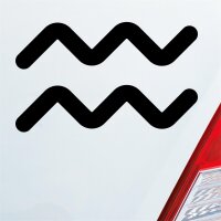 Autoaufkleber Aquarius Wassermann  ca. 16x10cm