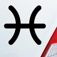 Autoaufkleber Pisces Fische  ca. 10x10cm