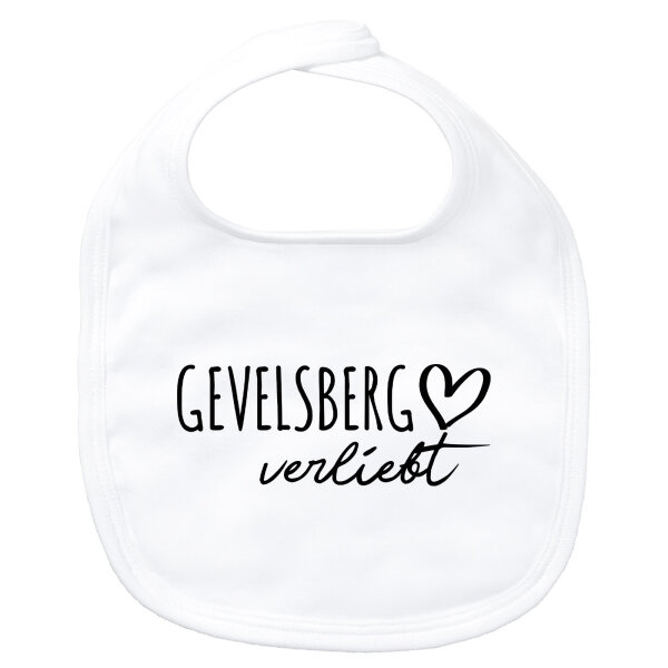 Baby Lätzchen Gevelsberg verliebt Klettverschluss
