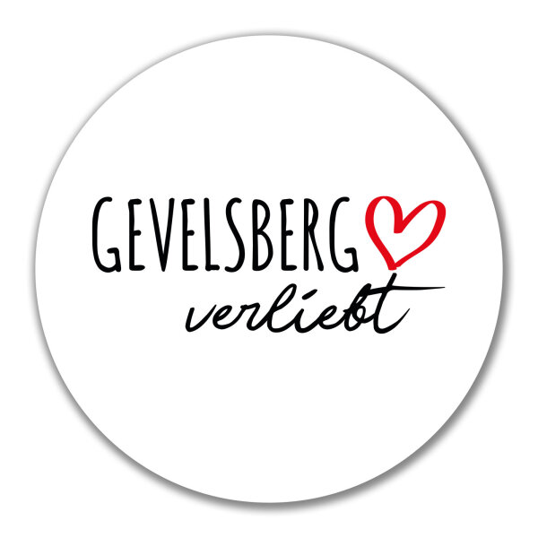 Aufkleber Gevelsberg verliebt 10cm Sticker