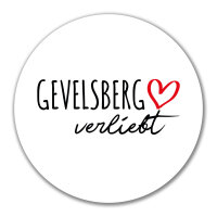 Aufkleber Gevelsberg verliebt 10cm Sticker