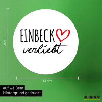 Aufkleber Einbeck verliebt 10cm Sticker