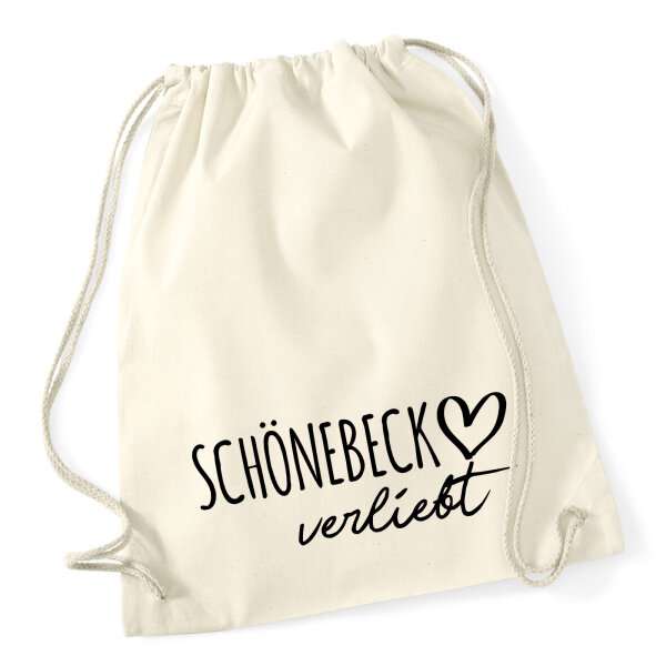 Turnbeutel Schönebeck verliebt 12 Liter