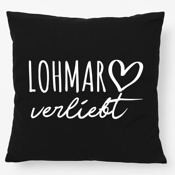 Kissen Lohmar verliebt 40x40cm