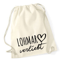 Turnbeutel Lohmar verliebt 12 Liter