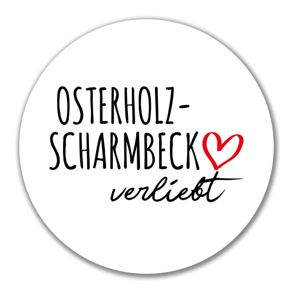 Aufkleber Osterholz-Scharmbeck verliebt 10cm Sticker