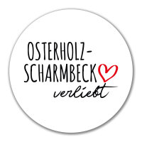Aufkleber Osterholz-Scharmbeck verliebt 10cm Sticker