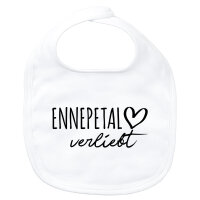 Baby Lätzchen Ennepetal verliebt Klettverschluss