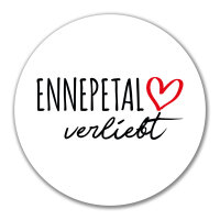 Aufkleber Ennepetal verliebt 10cm Sticker