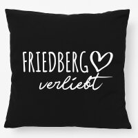 Kissen Friedberg verliebt 40x40cm