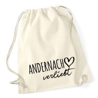 Turnbeutel Andernach verliebt 12 Liter
