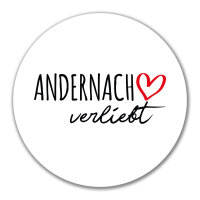 Aufkleber Andernach verliebt 10cm Sticker