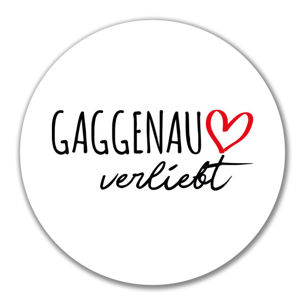 Aufkleber Gaggenau verliebt 10cm Sticker