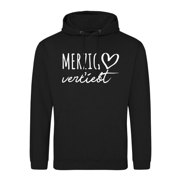 Unisex Hoodie Merzig verliebt Größe S-3XL