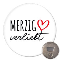 Magnet Merzig verliebt 59mm K&uuml;hlschrankmagnet