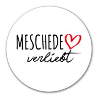Aufkleber Meschede verliebt 10cm Sticker
