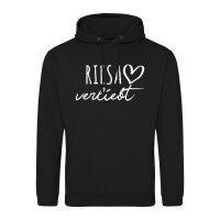 Unisex Hoodie Riesa verliebt Größe S-3XL