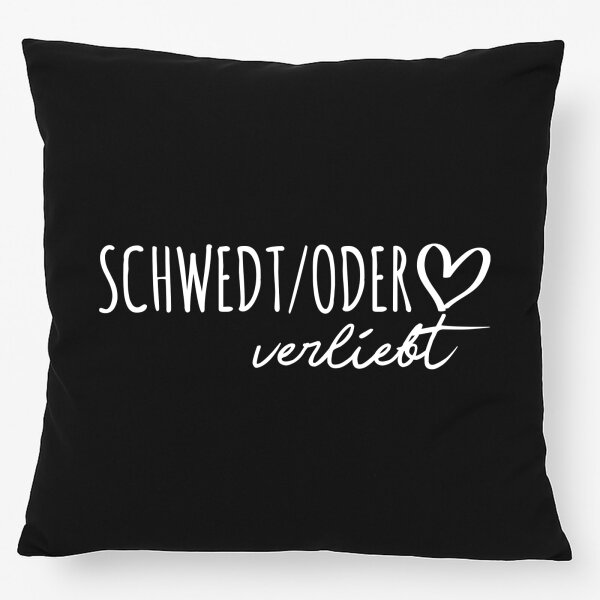 Kissen Schwedt Oder verliebt 40x40cm