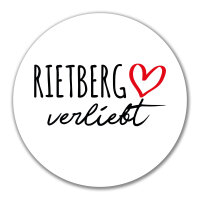 Aufkleber Rietberg verliebt 10cm Sticker