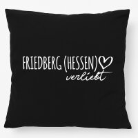 Kissen Friedberg Hessen verliebt 40x40cm