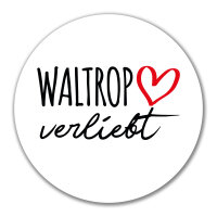 Aufkleber Waltrop verliebt 10cm Sticker