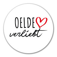 Aufkleber Oelde verliebt 10cm Sticker