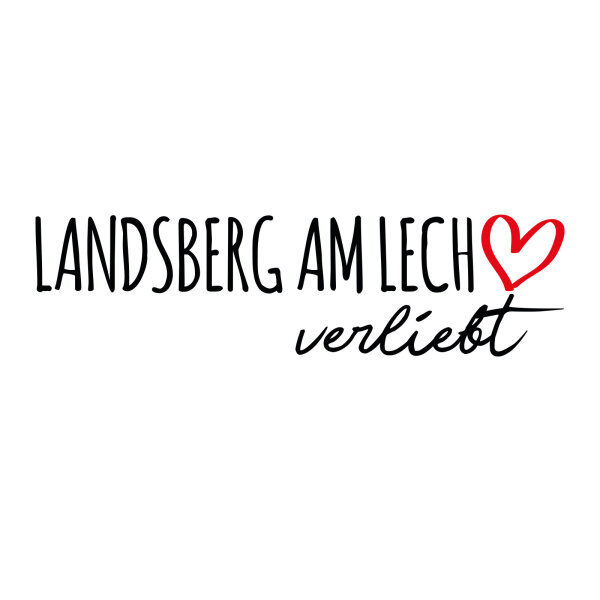 Schlüsselanhänger Landsberg am Lech verliebt