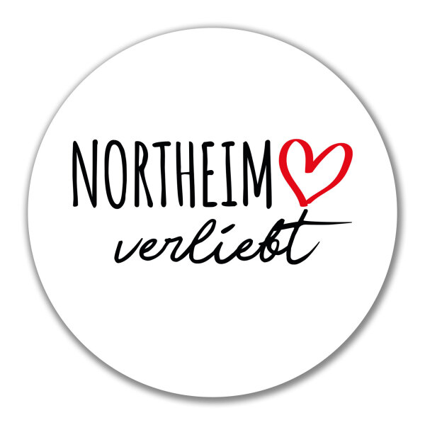 Aufkleber Northeim verliebt 10cm Sticker
