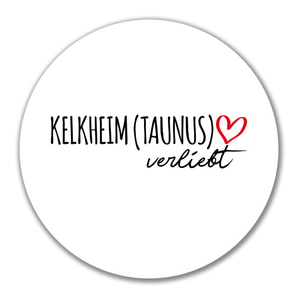 Aufkleber Kelkheim Taunus verliebt 10cm Sticker