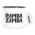 Emaille Tasse Rambazamba Schriftzug 300ml Vintage Emaille Becher