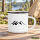 Emaille Tasse Berg Silhouette Mountain in Weiß, 300 ml