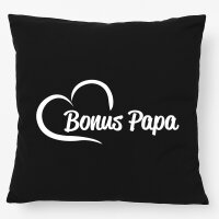 Kissen Bonus Papa Herz 40x40cm
