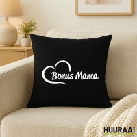 Kissen Bonus Mama Herz 40x40cm
