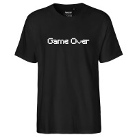 Herren T-Shirt Game Over Schriftzug Größe S-3XL