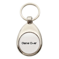 Schlüsselanhänger Game Over Schriftzug