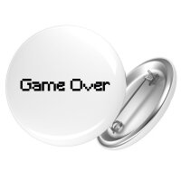 Button Game Over Schriftzug