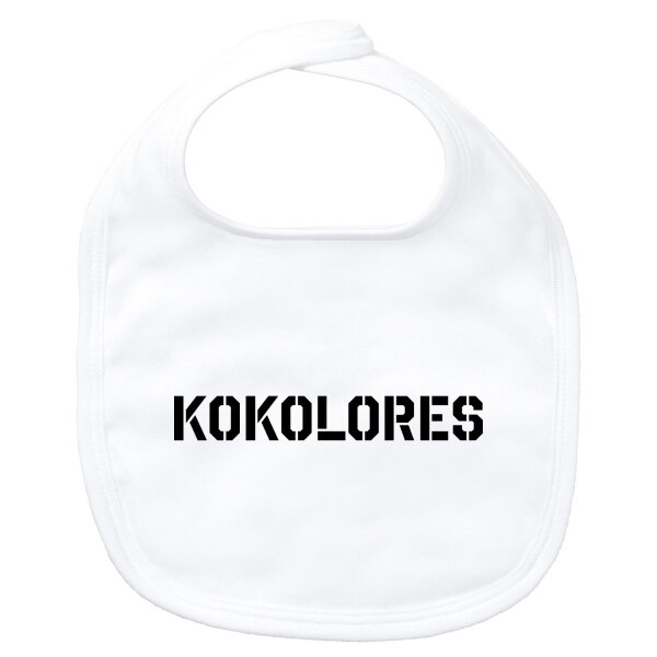 Baby Lätzchen Kokolores Schriftzug