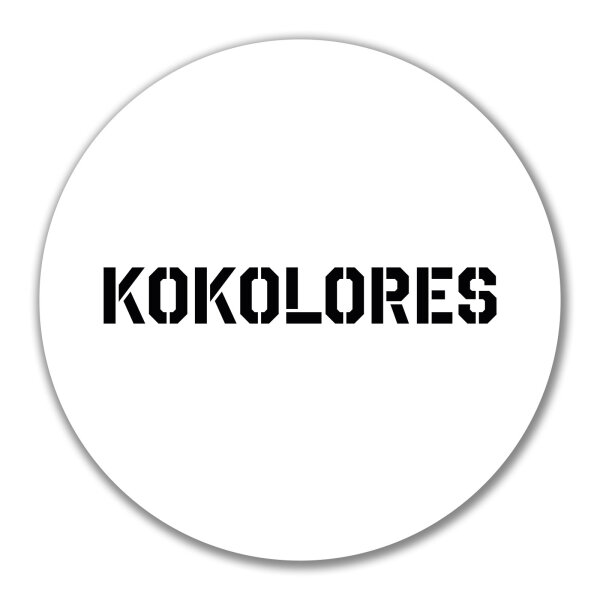 Aufkleber Kokolores Schriftzug 10cm Sticker