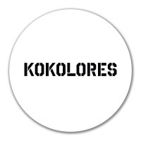Aufkleber Kokolores Schriftzug 10cm Sticker