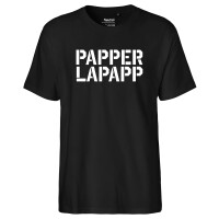 Herren T-Shirt Papperlapapp Schriftzug Größe...