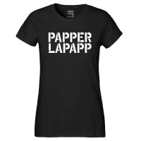 Damen T-Shirt Papperlapapp Schriftzug Größe...