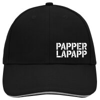 Cappy Mütze Papperlapapp Schriftzug