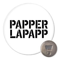 Magnet Papperlapapp Schriftzug 59mm...