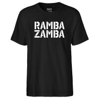 Herren T-Shirt Rambazamba Schriftzug Größe S-3XL
